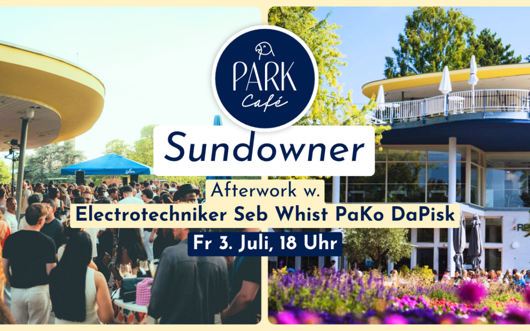SUNDOWNER auf dem PARK Café Rooftop 🌅